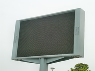 Hochauflösende LED-Anzeigen-Werbung im Freien, LED-Schirm-Anschlagtafel P6 mit Eisen-Kabinett