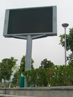 Hochauflösende LED-Anzeigen-Werbung im Freien, LED-Schirm-Anschlagtafel P6 mit Eisen-Kabinett