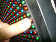 Wasserdichte Sport-Umkreis LED-Anzeigen-hohe Helligkeit mit 10mm Pixel-Neigungs-Modul